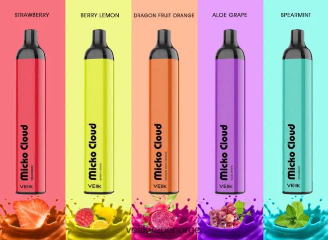 VEIIK Micko Cloud 3000 puffs engangs vape penn 10stk flere smaker P6L86V55 VEIIK Vape Review