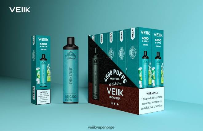 VEIIK Micko Era 4500 puff engangs 30 mg sitronsprite P6L86V5 VEIIK Vape Review