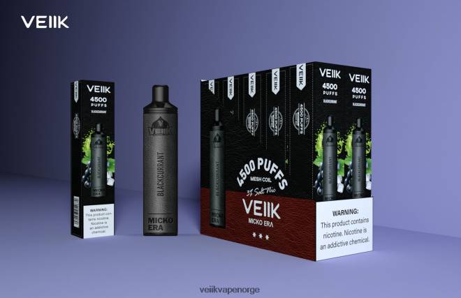 VEIIK Micko Era 4500 puff engangs 30 mg solbær P6L86V9 VEIIK Airo Kit Norge