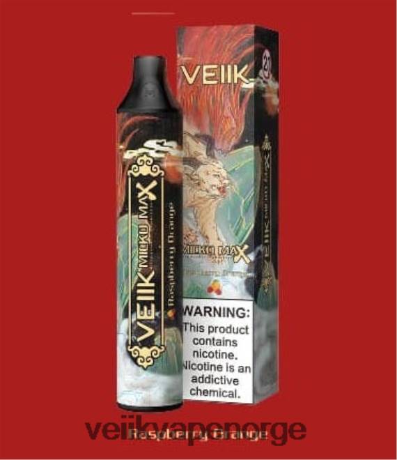 VEIIK Micko MAX engangs vape 1500 puffs bringebærappelsin P6L86V52 VEIIK Vape Oslo