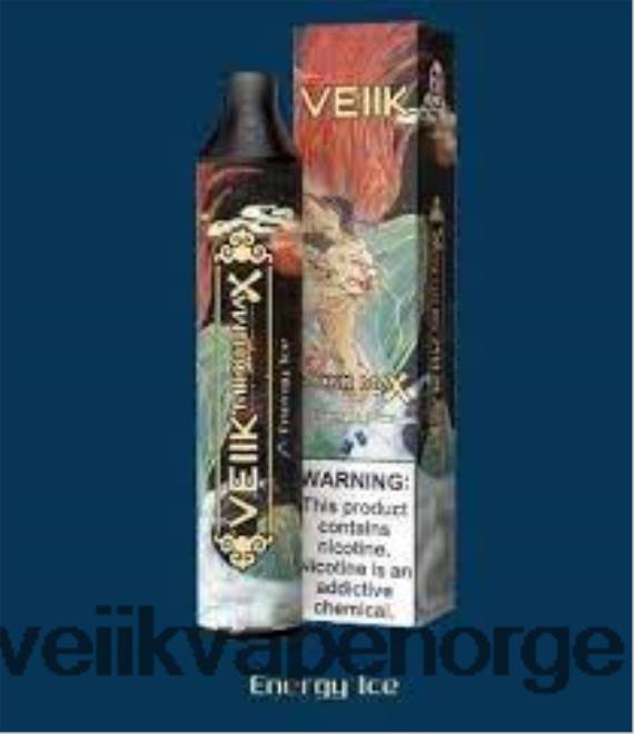 VEIIK Micko MAX engangs vape 1500 puffs energi is P6L86V49 VEIIK Airo Kit Norge
