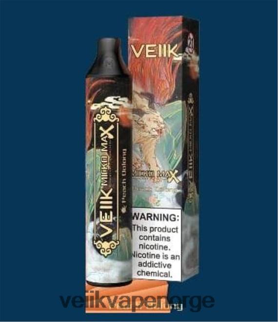 VEIIK Micko MAX engangs vape 1500 puffs fersken oolong P6L86V51 VEIIK Vape Norge