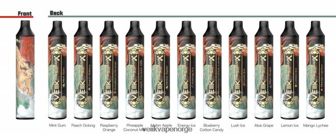 VEIIK Micko MAX engangs vape 1500 puffs fersken oolong P6L86V51 VEIIK Vape Norge