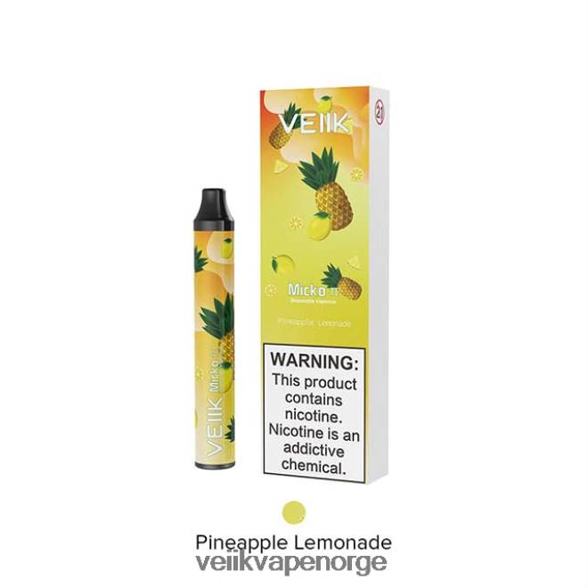 VEIIK Micko Pie engangs vape 600 puff ananas limonade P6L86V27 VEIIK Micko Norge