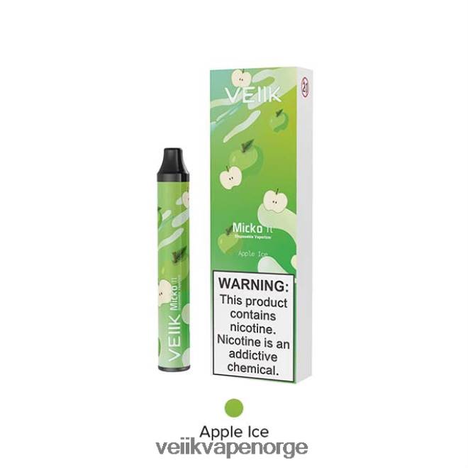 VEIIK Micko Pie engangs vape 600 puff epleis P6L86V19 VEIIK Airo Kit Norge