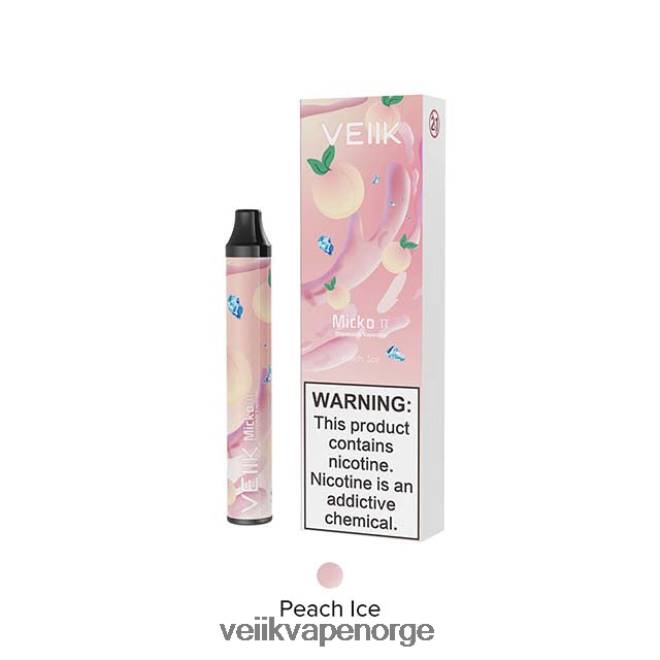 VEIIK Micko Pie engangs vape 600 puff fersken is P6L86V20 VEIIK Airo Pod