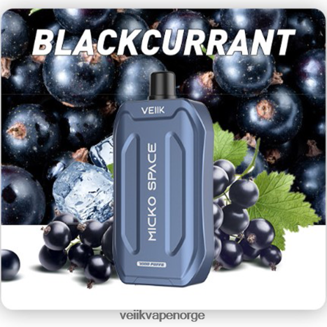 VEIIK Micko Space engangs vape 7000 puff solbær P6L86V41 VEIIK Vape Norge